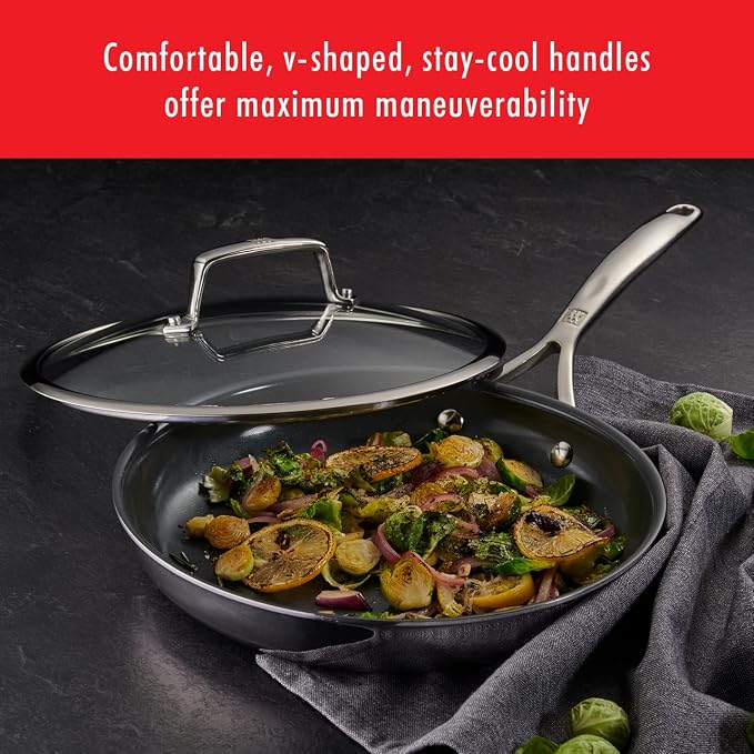ZWILLING Spirit Energy + 10-pc Stainless Steel Ceramic Nonstick Cookware Set