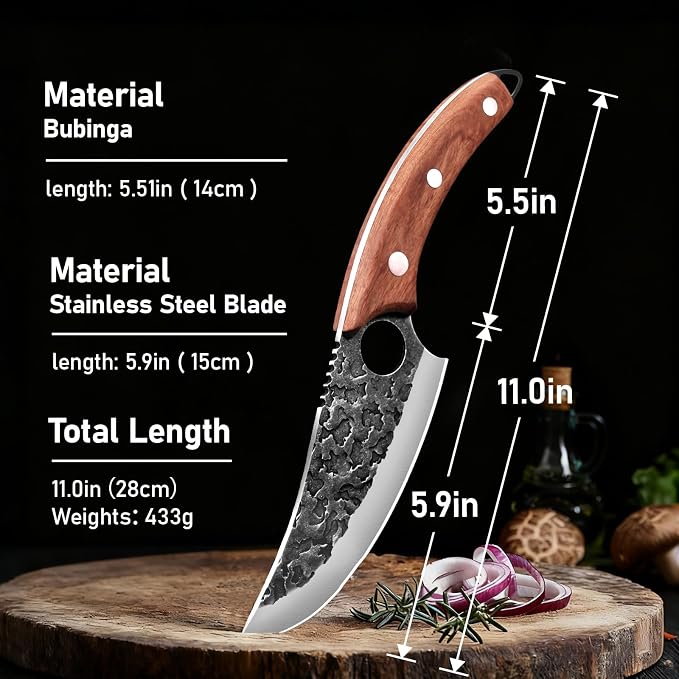 Fathers Day Gift for Men Dad, Chef Knife, Kitchen Knife for Cooking, Birthday Gifts for Men Husband Dad for Anniversary, Chopping, Japanese Steel Knife for Home, BBQ, Balance & Control, 6 Inch