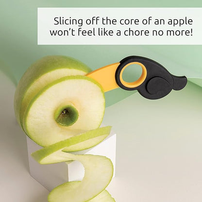 OTOTO New TOCO - Apple Peeler, Slicer & Corer- Heavy Duty - Easy and Safe to Use Fruit Cutter - Upgraded Apple Slicer - Corer, Cutter, Wedger Tool - Thin Apple Slicer - Cut Spiral Apple Slices