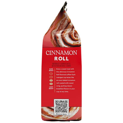 Community Coffee Cinnamon Roll Flavored Ground Coffee, Naturally Flavored, 11 Ounce (Pack of 1)
