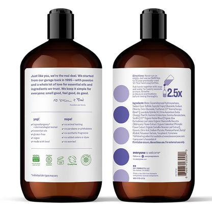 Everyone Liquid Hand Soap, 32 Ounce (Pack of 2), Lavender and Coconut, Plant-Based Cleanser with Pure Essential Oils