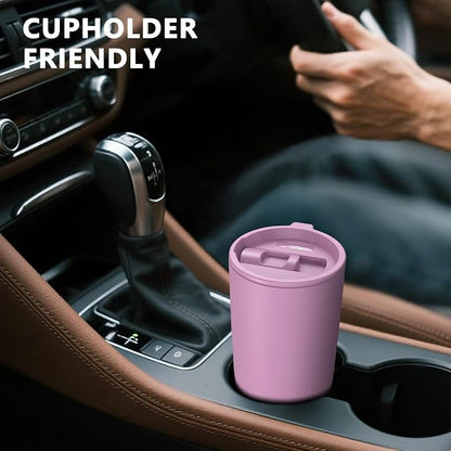 TILUCK 20 oz Insulated Tumbler with BPA-Free Lid, Stainless Steel Vacuum Travel Coffee Mug, Double Wall Coffee Tumbler（20oz，Matte Lilac）