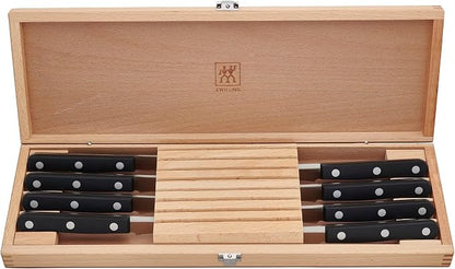 ZWILLING Twin Gourmet 8-pc Steak Knife Set with Wood Presentation Case