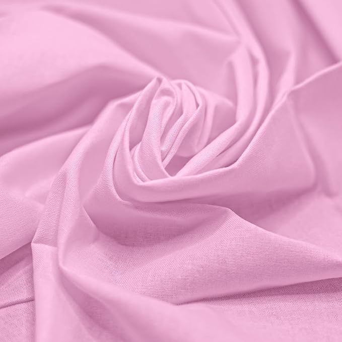 3 Pieces 18 x 21 Inches Cotton Fabric Precut Quilting Fabric Bundles Solid Colors Layer Cakes Quilt Material for DIY Craft Sewing Embroidery (YellowPinkGreen)