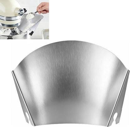Stainless Steel Pouring Chute Compatible with KitchenAid Stand Mixer, Easy Pouring Guide for Flour & Liquids, Dishwasher Safe