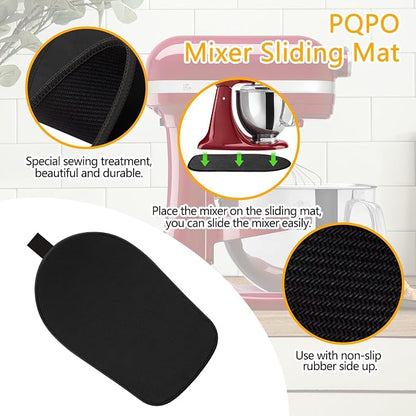 Mixer Sliding Mat Compatible with Kitchenaid 4.5-5 Quart Tilt-Head Stand Mixer, Slider Mat Compatible with 4.5 & 5 Quart Kitchenaid Mixer Accessories