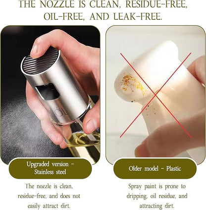 2 Pcs Oil Sprayer For Cooking,Olive Oil Sprayer,Light-Proof 100ml Food Oil Dispenser For Kitchen,For Kitchen Gadgets, Air Fryer,Salad, Frying,Bbq