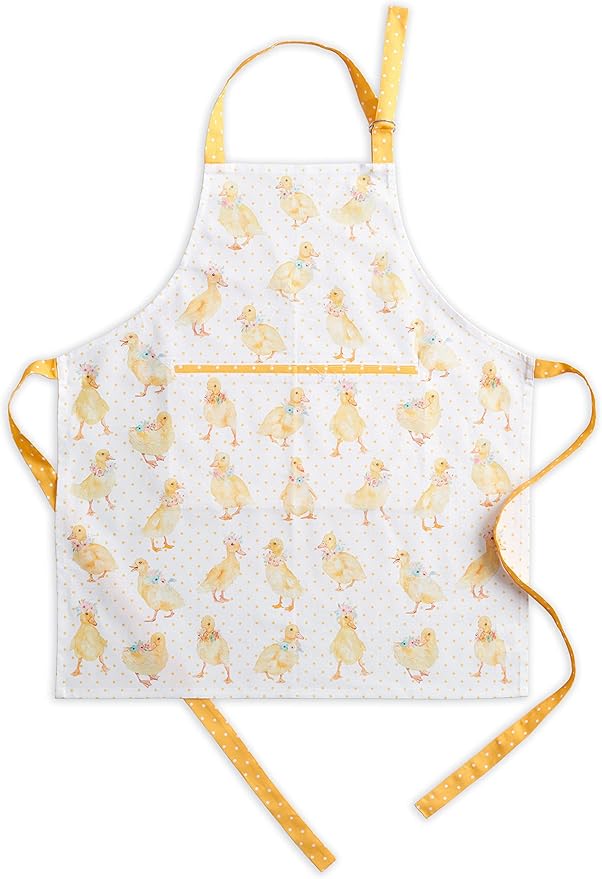Maison d' Hermine 100% Cotton Apron for women with Pocket Kitchen Chef Apron for Men Cooking Spring Summer