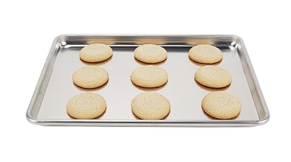 Vollrath Wear-Ever Half-Size Sheet Pan, 18-Inch x 13-Inch, Open-Bead, Aluminum, NSF