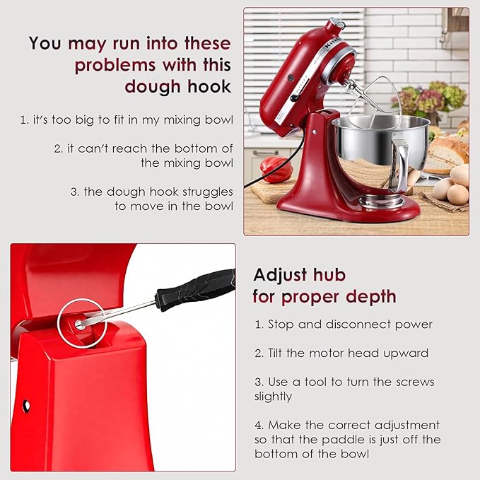 K45B Stainless Steel Flat Beater For Kitchenaid 4-5 Quart Tilt Head Paddle attachment KitchenAid MixerAttachment
