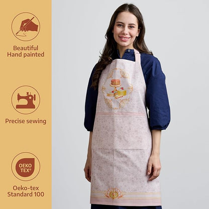 Maison d' Hermine 100% Cotton Apron for women with Pocket Kitchen Chef Apron for Men Cooking Spring Summer
