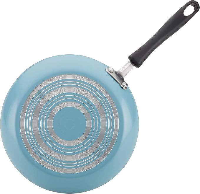 Farberware Cookstart Aluminum DiamondMax Nonstick Cookware Set, Kitchen Essentials, 15-Piece, Aqua