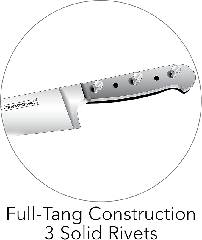 Tramontina Pro Series Forged 3-Inch Peeling Knife, Stain-free High-Carbon Steel Small Kitchen Knives for Cooking
