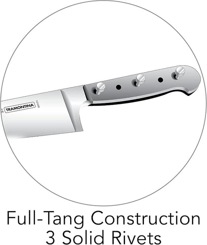 Tramontina Pro Series Forged 6-Inch Chef Knife, Stain-free High-Carbon Steel Kitchen Knives for Cooking