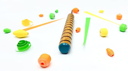 Paper Bead Roller Quilling Tool 1/8 Inch Slotted Metal Winding Pin for Paper Jewelry Making