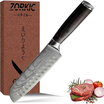 Kitchen Knife, High Carbon Stainless Steel Professional Sharp Chef Knife Set, Japanese Chefs Knives for Home Food Cooking Meat Cutting, Chopping Knife