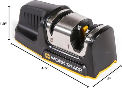 Work Sharp Kitchen Edge Sharpener - Ergonomic - For Chef, Santoku, Paring, & Serrated Knives