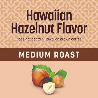 Don Francisco's Hawaiian Hazelnut Ground Coffee, Medium Roast – 100% Arabica, Flavored Coffee, 20 oz Bag