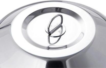 Fire-Maple Antarcti 1.0 Liter Stainless Steel Camping Bowls with Locking Lid, Camping Cook Pot Folding Handle