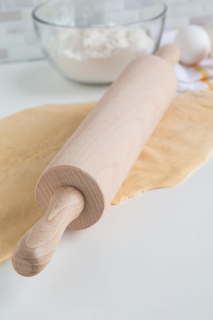 Fox Run 4044 Rolling Pin, Wood, 10-Inch Barrel