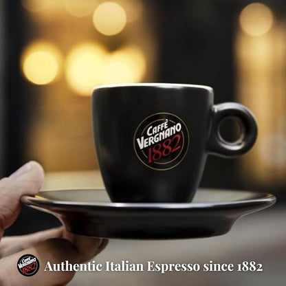 Caffe Vergnano Whole Bean Coffee 2.2 lb Bag - Medium Roast Antica Bottega Arabica Espresso Beans, Italian Coffee Chocolate Caramel Nut Notes - For Coffee Maker, French Press Espresso Maker, Moka Pot