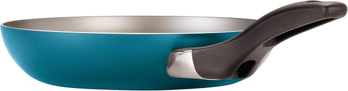 Farberware Dishwasher Safe Aluminum Nonstick Cookware Pots and Pans Set, 15-Piece, Teal