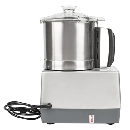 Robot Coupe R401B Food Processor 1245-00127, 4.5 Qt Stainless Steel Bowl, Single-Speed Commercial Chopper Machine, S-Blade, 1.5 HP Motor, Grey, Kitchen Food Processor, 120V