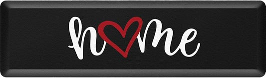 HappyTrends Kitchen Mat Cushioned Anti-Fatigue Rug Non-Slip Kitchen Rugs Stain Resistant Ergonomic Comfort Mat for Floor, Office, Sink, Laundry (17.3"x 60", Black)
