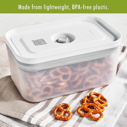 For food to stay fresh up to 5X longer, pump required (not included).