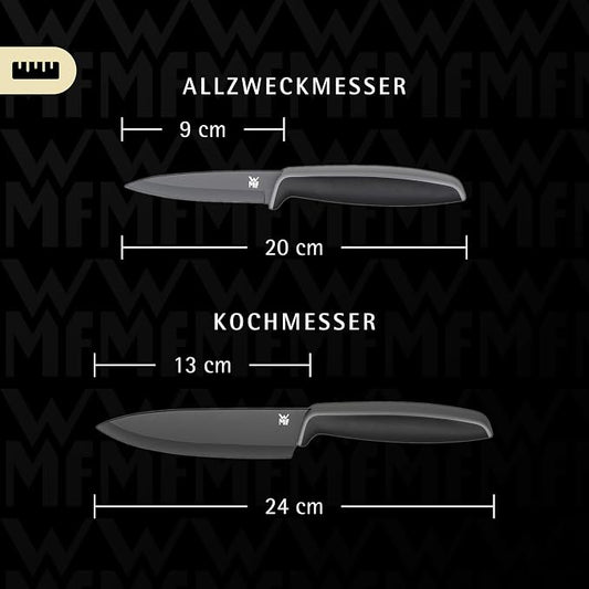 WMF Messerset Touch 2tlg. Schwarz 18.7908.6100