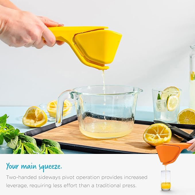 Dreamfarm Original Lime Fluicer Easy-Squeeze Fold-Flat Citrus Juicer - 9 Inch, Suits Lime Only