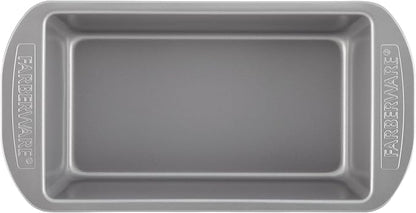 Farberware Bakeware Nonstick Loaf Pan, 9-Inch x 5-Inch, Loaf Bread Pans, Gray