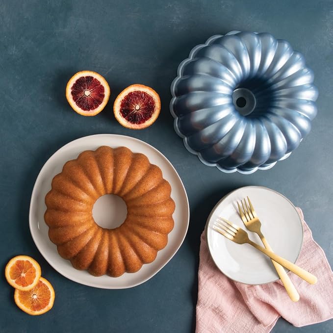 Nordic Ware Formed Elegant Party Bundt®, 12 Cups, Twilight Blue