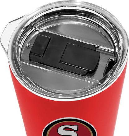 Rico Industries NFL Football Soft Touch, Easy Grip Tumbler
