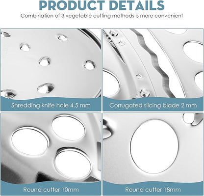 Slice Shred Disc Blade Replacement for Hamilton Beach Food Processor Blade Replacement Part 70730 70740 70670 70760