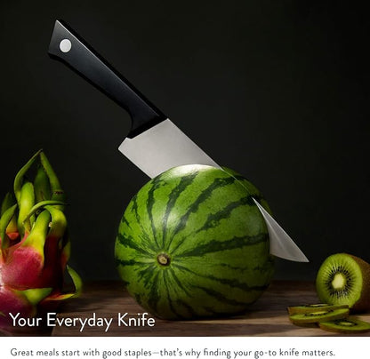 Greater Goods 8″ Chef’s Knife – German Steel (X50CrMoV15), Full-Tang, Everyday Kitchen Knife