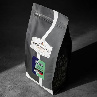 Fresh Roasted Coffee, Sangallo Italian Craft Artisan Blend Whole Bean Coffee, Medium Roast, Kosher, 5 lb (80 oz)