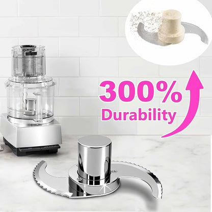 DLC-861TXB-CSR for Cuisinart Food Processor DFP-11, DLC-2011, DLC-8 Only | No Microplastic Release, Modular, Resists Cracking & Chipping & Grease, Easily Handle Hard Ingredients, Serrared Edge