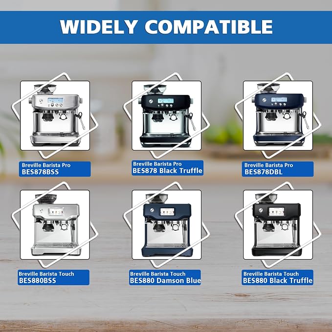 Water Filter Replacement for Breville Espresso Machine Barista Touch BES880, Barista Touch Impress BES881, Oracle Touch BES990, Oracle BES980, Dual Boiler BES920 Bambino ClaroSwiss Sage, Pro BES878