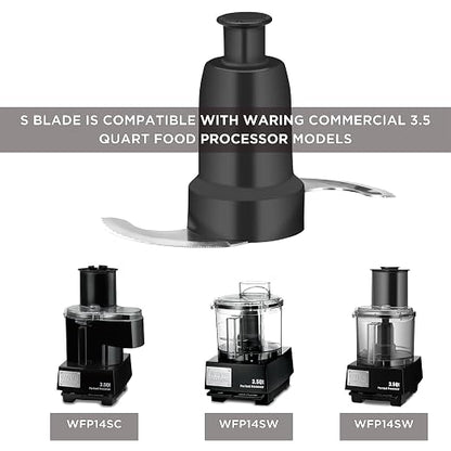 Waring Commercial Sealed LiquiLock S-Blade for use with WFP14S, WFP14SC (Patented)