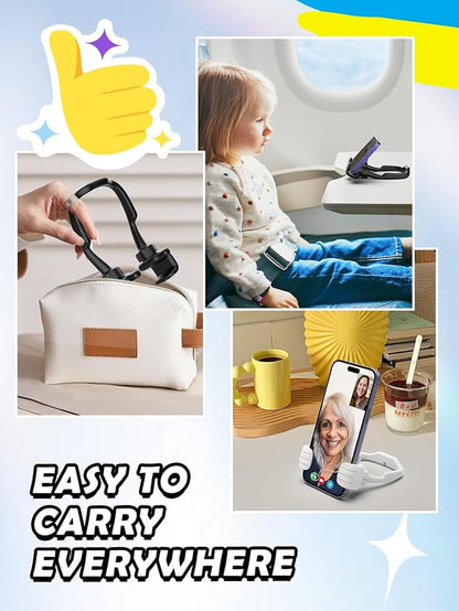 Gifts for Teens Boys Girls Adults Fathers Day Cell Phone Stand: UPGRADE Adjustable Thumbs Up Lazy Phone Holder for Desk Cool Gadgets for Men Women Husband Wife Dad Fun Stocking Stuffers Birthday Gift