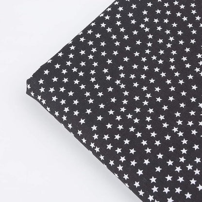 7 pcs 20" x 20" Cotton Fabric DIY Making Supplies Quilting Patchwork Fabric Fat Quarter Bundles DIY for Quilting Cotton Patchwork Cushions (Black, 20" x 20")