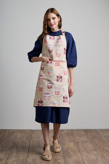Maison d' Hermine 100% Cotton Apron for women with Pocket Kitchen Chef Apron for Men Cooking Spring Summer