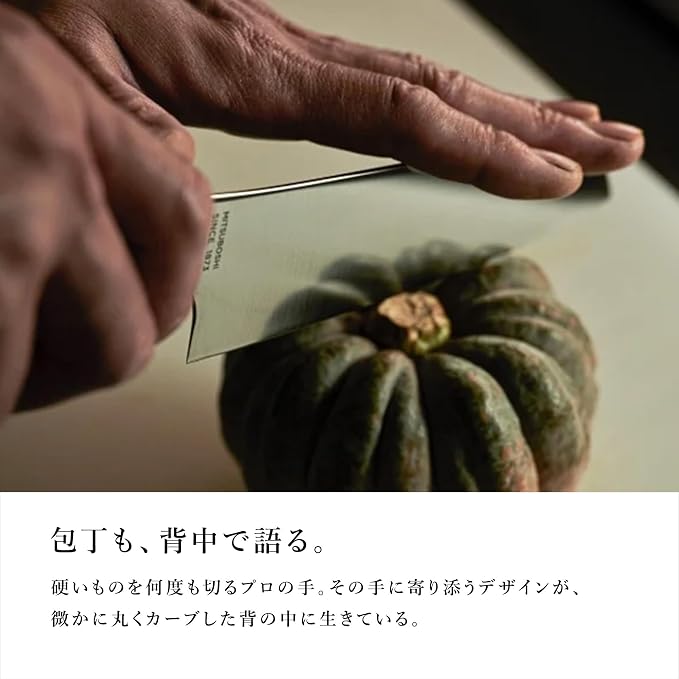NAGOMI Professional 9.5 inch Chef Knife - Made in Seki, Japan -Blade in Rare Stainless Steel & Black Pakkawood Handle