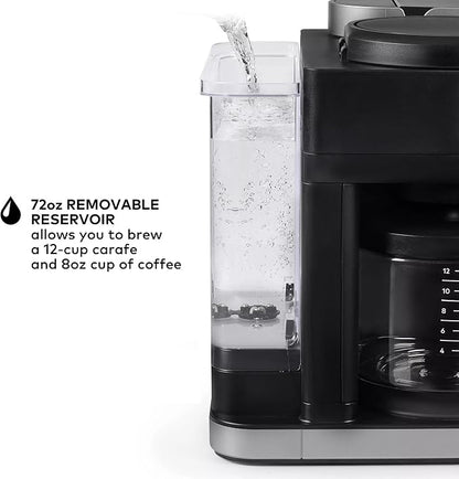 Keurig KD5600 K-Duo Hot & Iced Single Serve & Carafe Coffee Maker, 72oz Reservoir, MultiStream Technology (Gen 2), Black (Renewed)