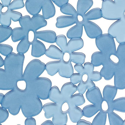 InterDesign Blumz Kitchen Sink Protector Mat - Large, Blue