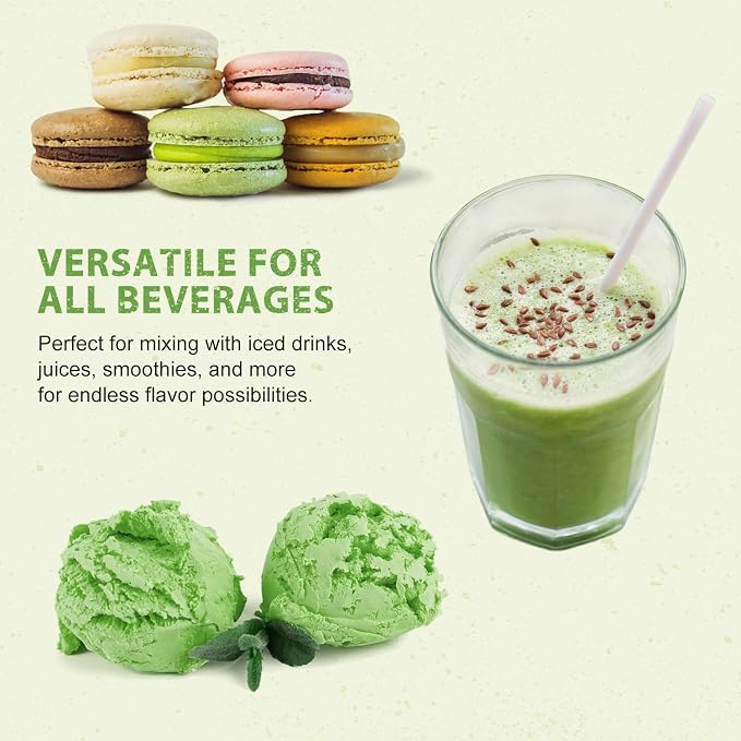 Soeos Organic Matcha Powder, Matcha Green Tea Powder, 2 oz (57g), Antioxidant-Rich Matcha Powder for Lattes, Smoothies and Baking, Recyclable Bags