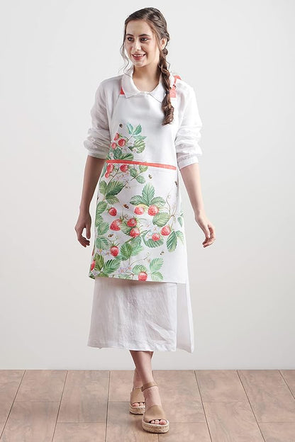Maison d' Hermine 100% Cotton Apron for women with Pocket Kitchen Chef Apron for Men Cooking Spring Summer