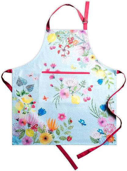 Maison d' Hermine 100% Cotton Apron for women with Pocket Kitchen Chef Apron for Men Cooking Spring Summer