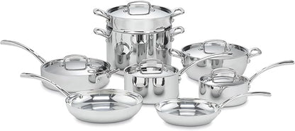 Cuisinart FCT-13 French Classic Tri-Ply Stainless 13-Piece Cookware Set
